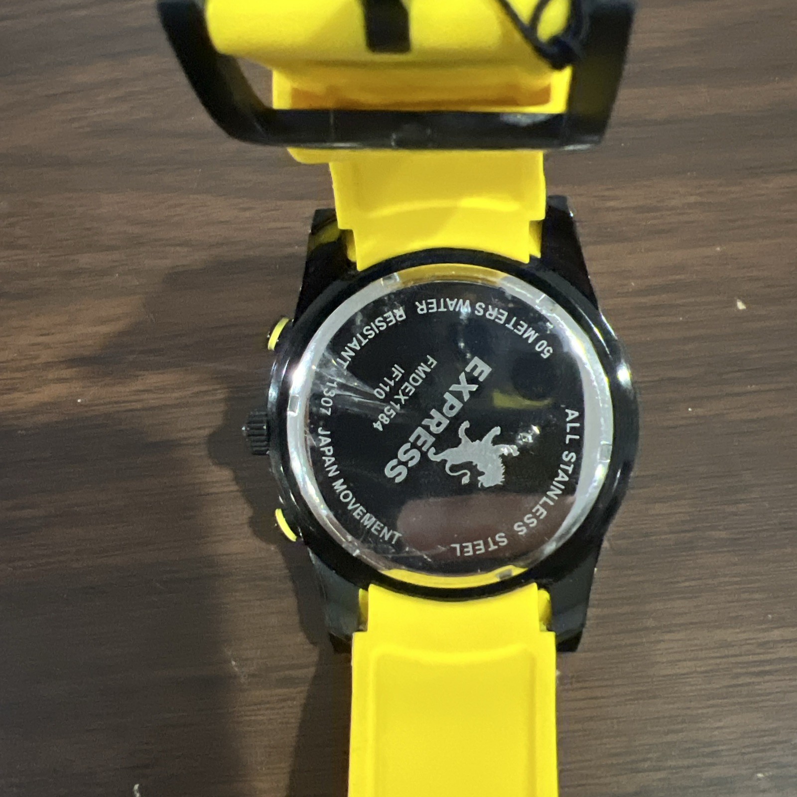 Express Fmdex1584 Yellow Silicon Never Worn New With Tags Brand New Battery