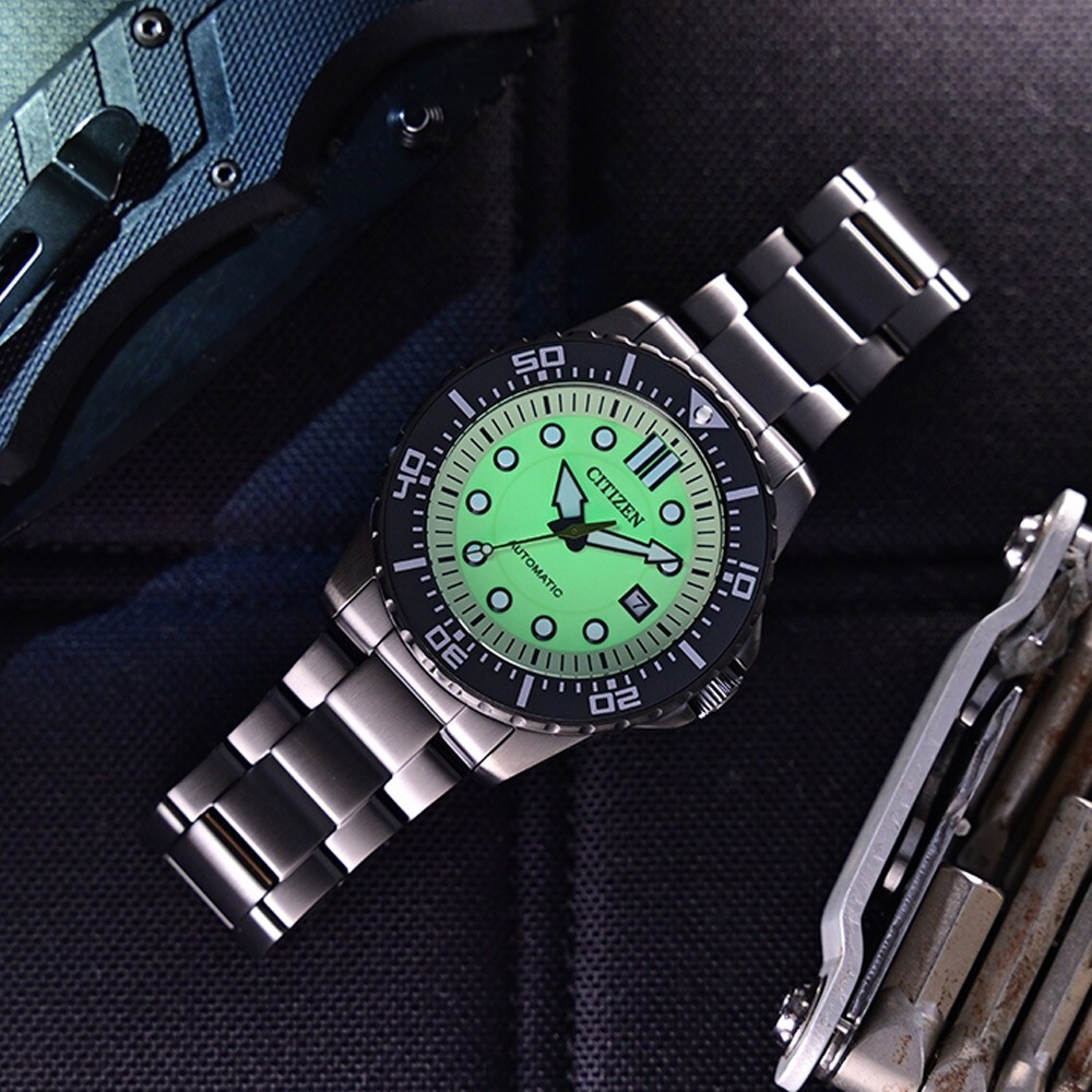 Citizen NJ0177-84X Ø 43mm chrono automatic eco-drive date Luminous Dial w/box
