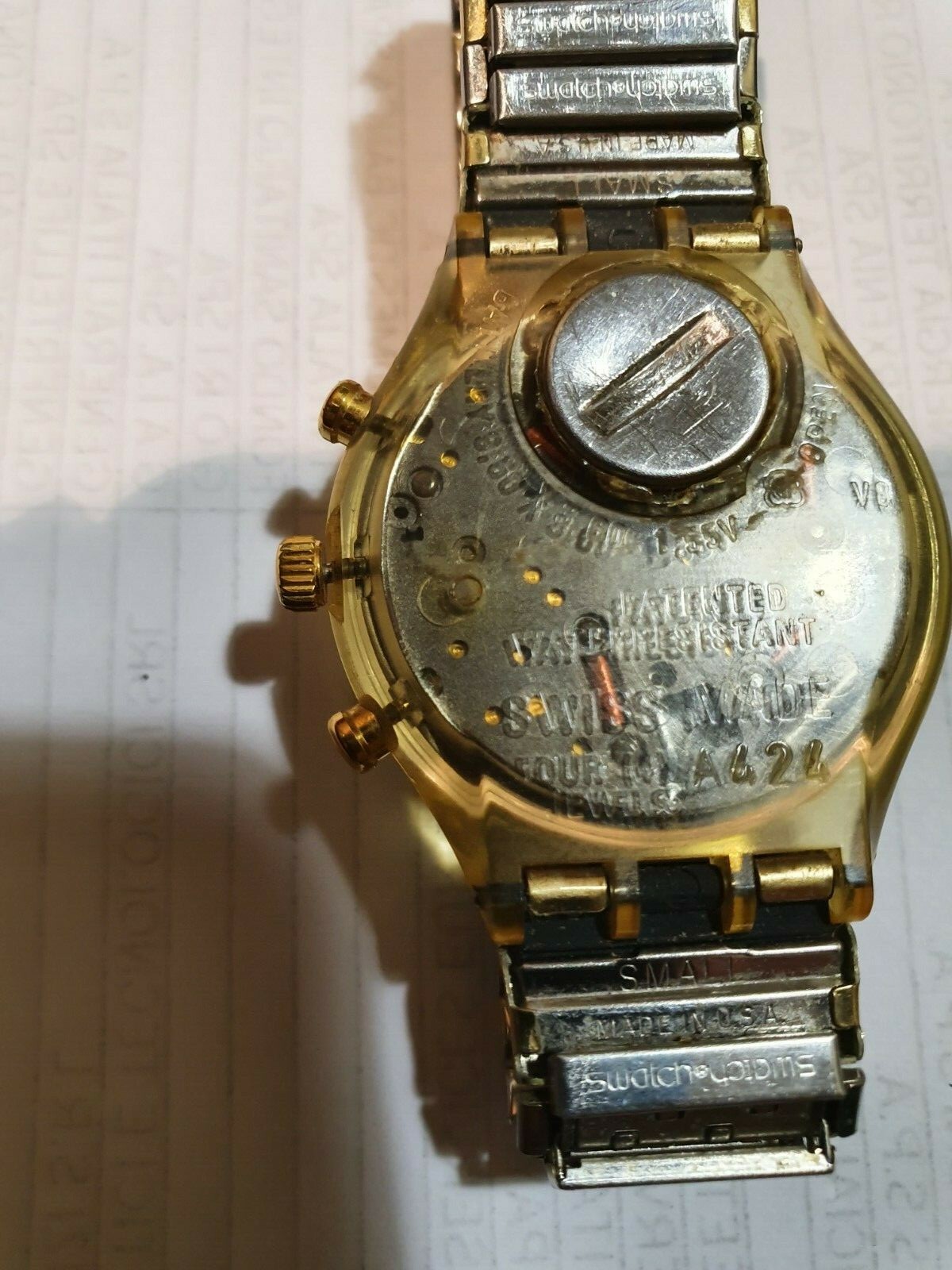 Cronografo Swatch – Four Jewels – A424 – Unisex – 1990-1999