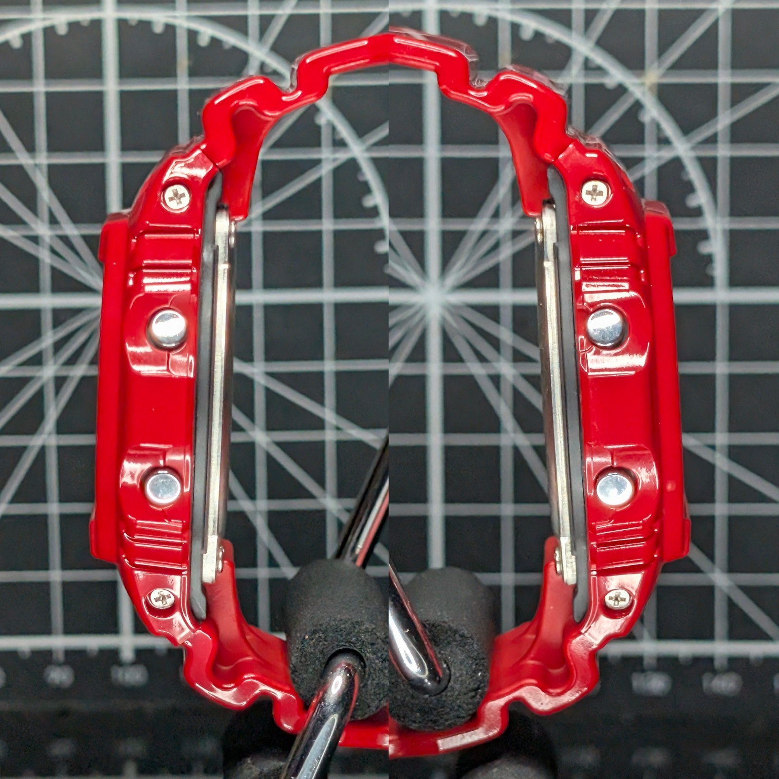 Casio G-Shock Summer GWX-5600 G-Lide Solar Multiband Red Square GWX-5600C-4