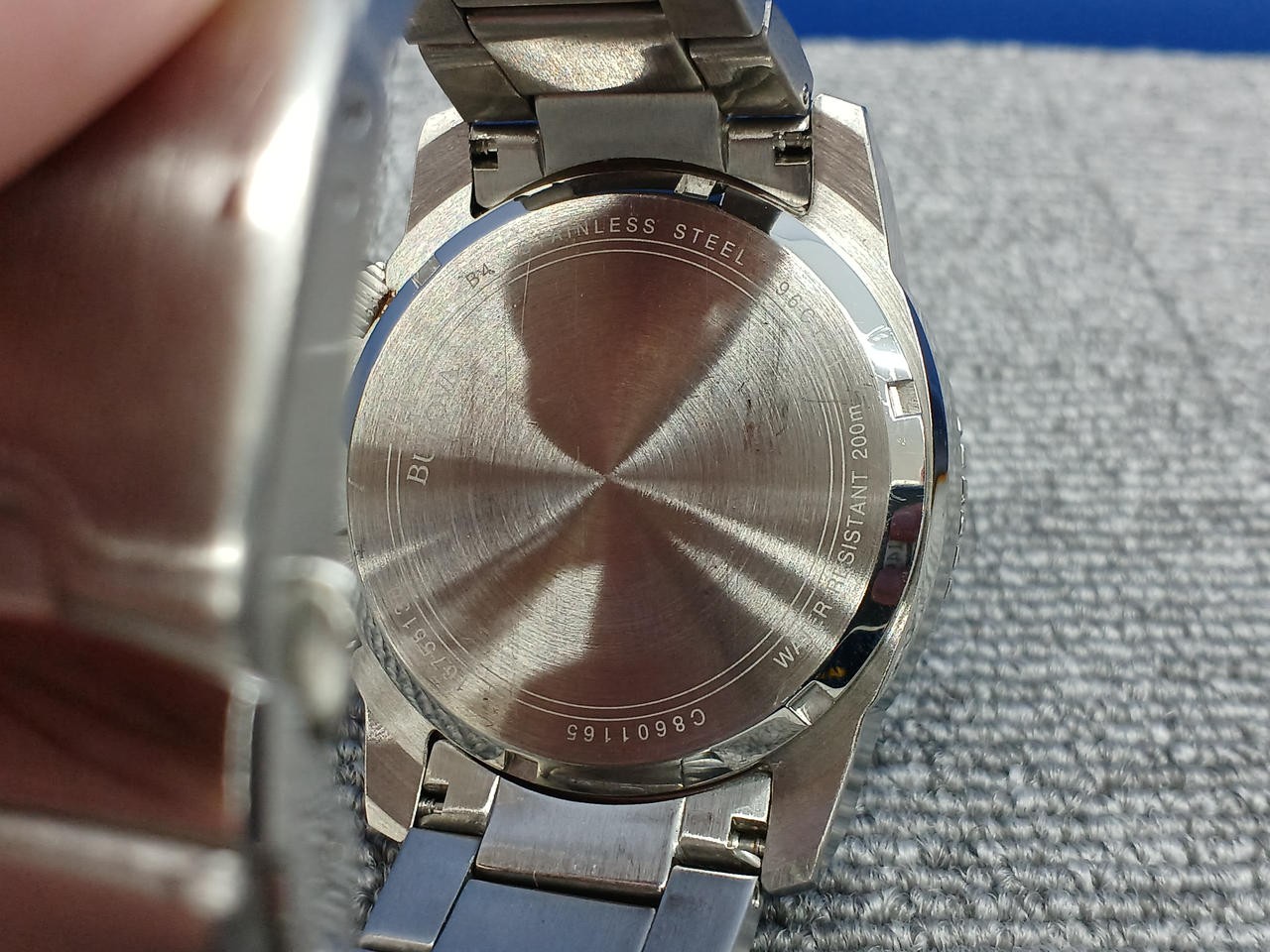 BULOVA Marine Star 96C121 Quartz Men’s Wristwatch Box Water Resistant