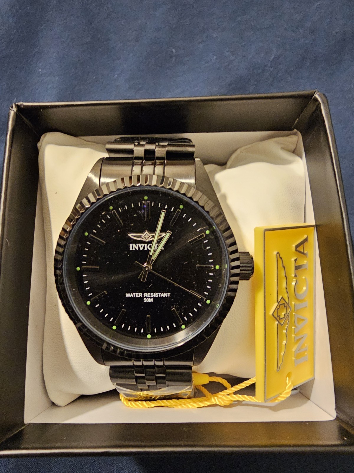 Invicta Specialty Serrate Men’s Watch – 43mm, Black (79018)