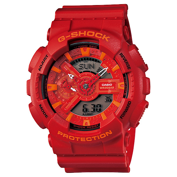 CASIO G-SHOCK GA-110AC-4AJF Analog Digital Watch Red 51.2mm