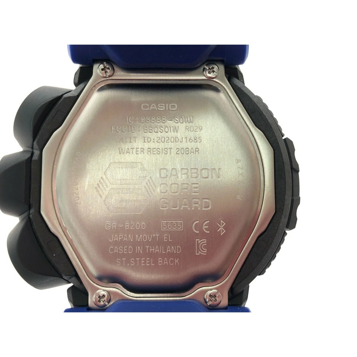 CASIO G-SHOCK Gravitymaster GR-B200-1A2JF Bluetooth Resin Carbon Fiber Used