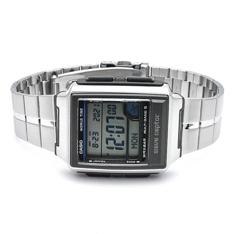 CASIO WAVE CEPTOR WV-59RD-1AJF Radio Atomic Digital Stainless Steel Men Watch