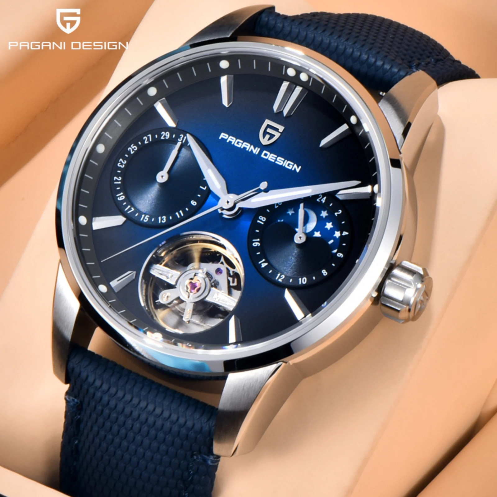 2026 Men Mechanical Watch 41mm Sapphire Crystal Stainless Steel Waterproof