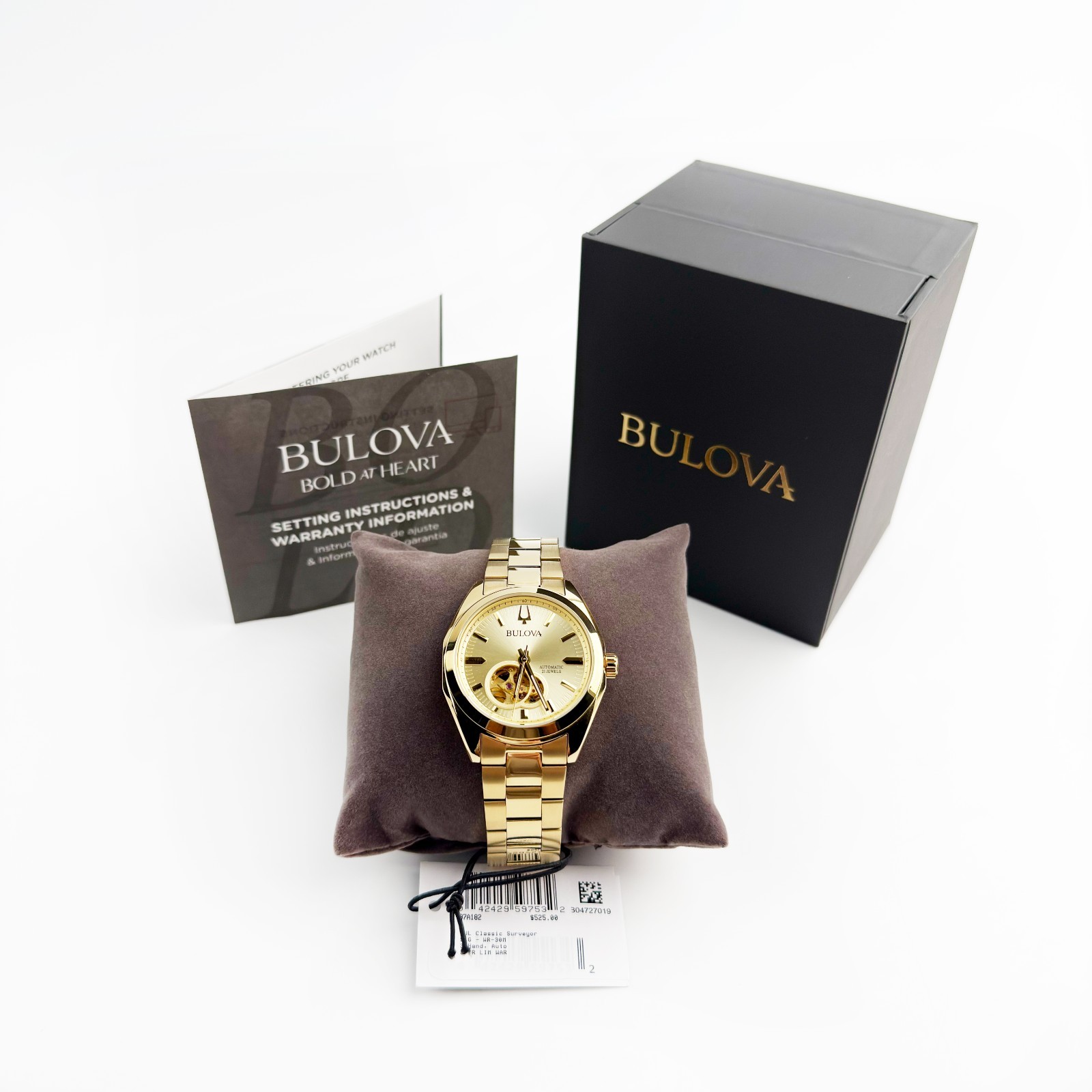 Bulova Surveyor Classic Automatic Exquisite Fashion Men’s Watch 39 mm 97A182
