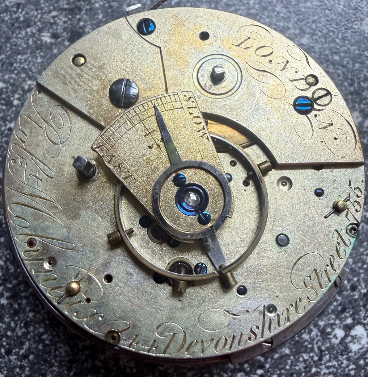 Antique Rob Mobyneix London Fusee Repeater Duplex Movement Repair Project