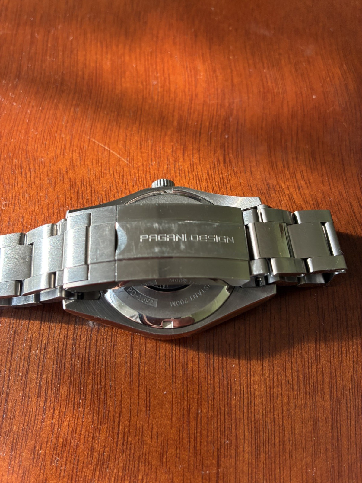 PAGANI DESIGN PD-1692 Automatic Men’s Watch AR Sapphire 20Bar Steel