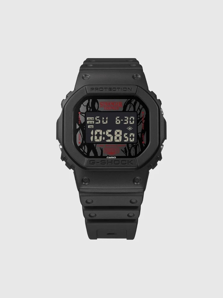 CASIO G-SHOCK DW-5600STT-1 Stranger Things Collab Netflix 2025 Limited Edition