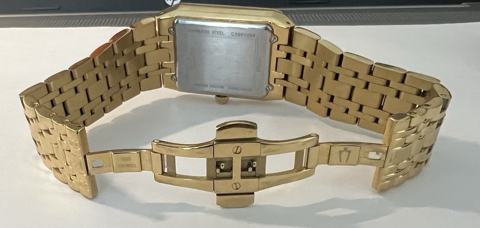 Bulova Quadra Quartz Diamond Champagne Dial Men’s Watch 97D120