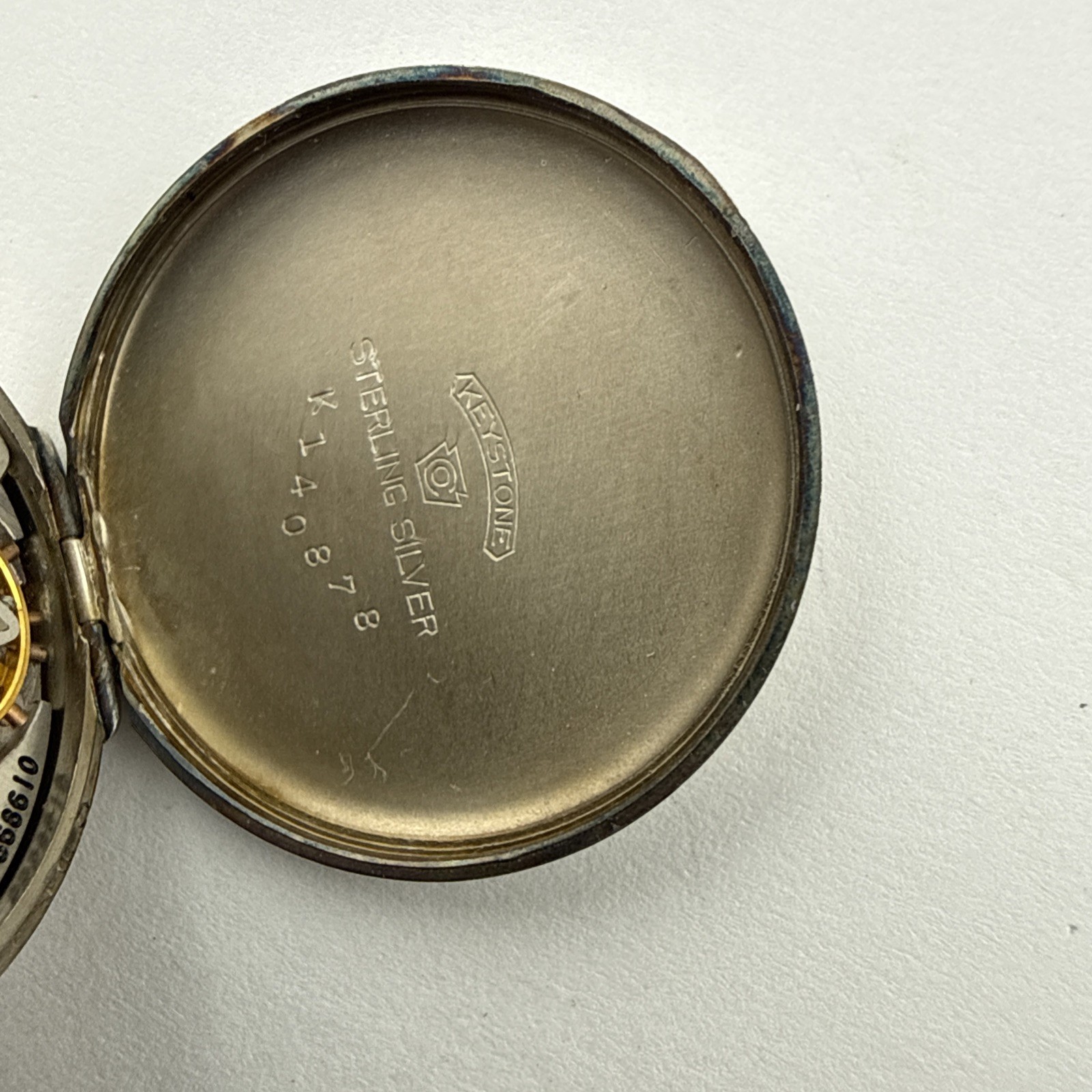 HAMILTON 987S Sterling Silver Hacking Second Pocket Watch 6/0s 17j – Working