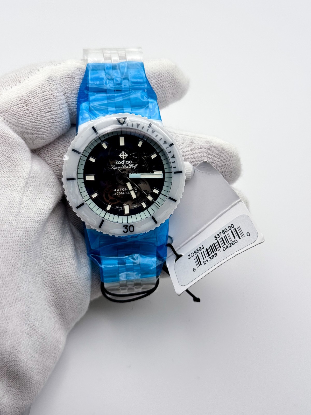 Zodiac Super Sea Wolf Ceramic Skeleton | ZO9594 Full Ceramic Rare