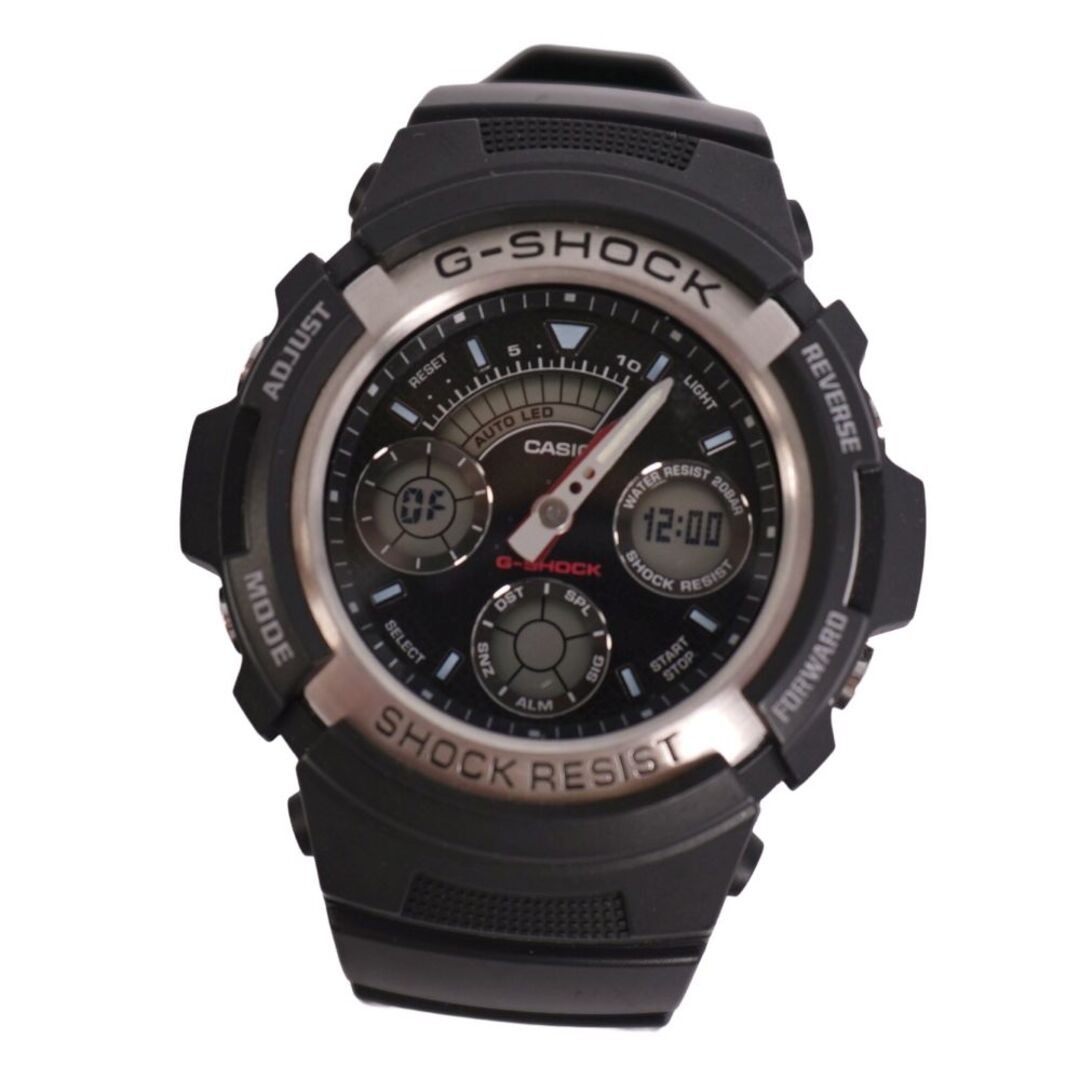Casio G Shock CASIO G SHOCK watch AW 590 1AJF quartz men’s black
