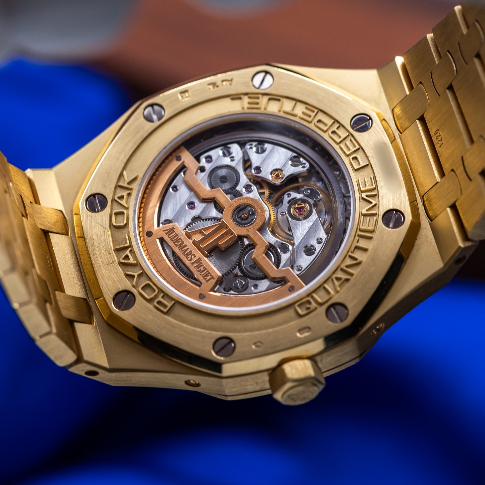 AUDEMARS PIGUET Royal Oak Perpetual Calendar Blue Dial 26574BA.OO.1220BA.01
