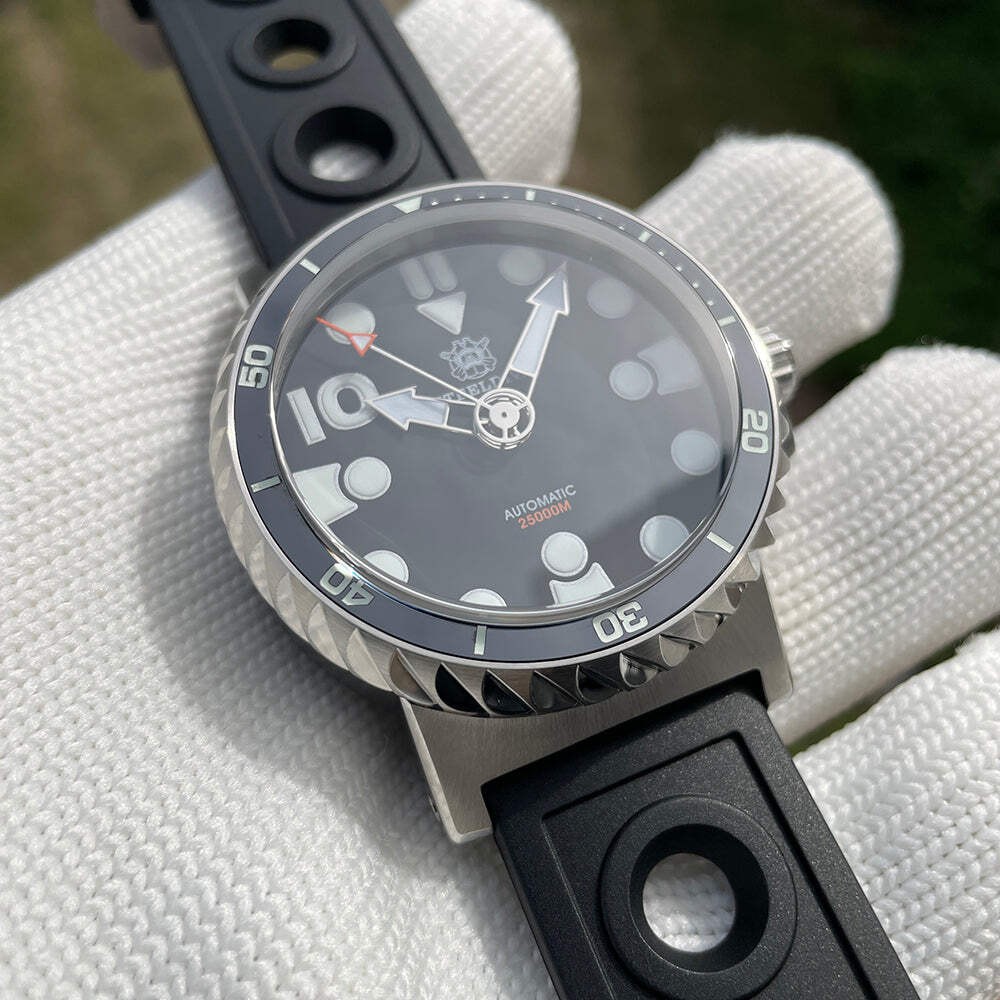 STEELDIVE SD1982 — 46.5MM Big Size Sapphire Ceramic Bezel Insert NH35 Dive Watch