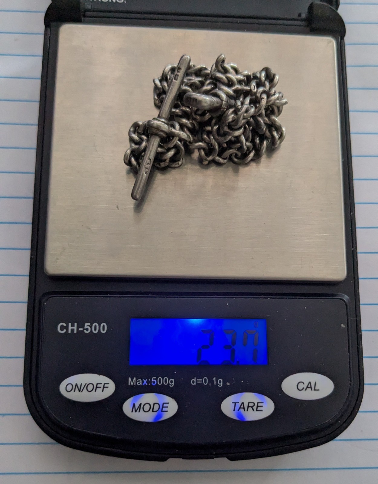 Sterling Silver Watch Chain