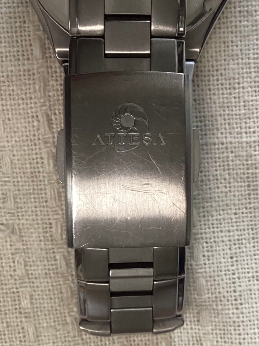 Citizen Attesa ATD53-2618 Eco-Drive Radio Limited MOP Dial Titanium Watch Japan