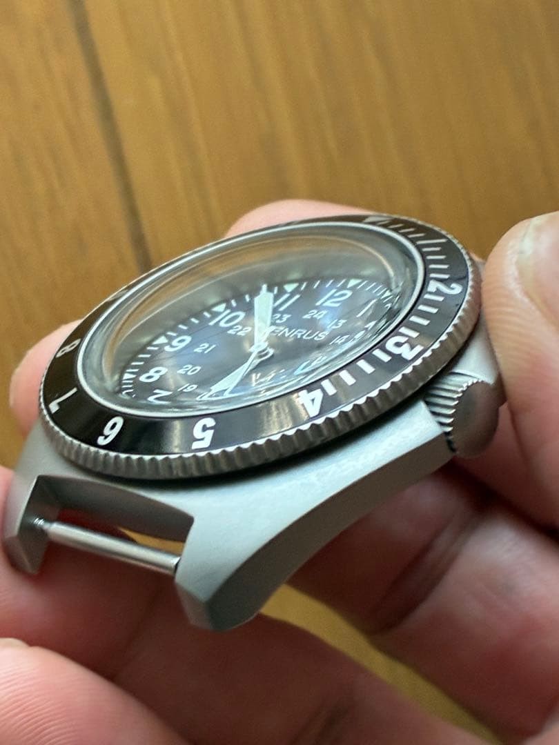 BENRUS TYPE-II CLASS A Military Watch Swiss Quartz Ronda SS 10ATM Domed Crystal