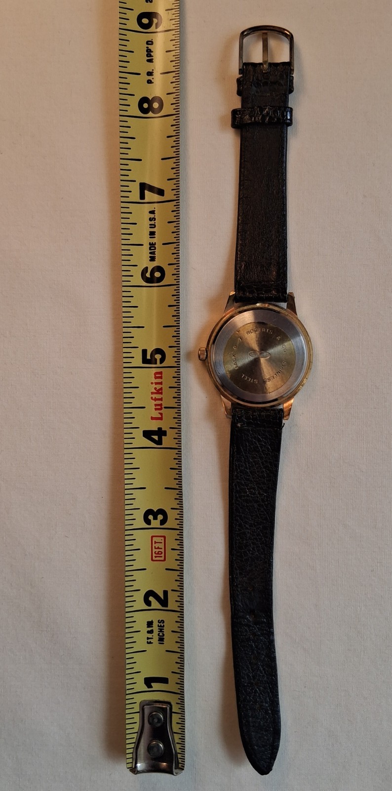 80s FORD MOTOR CO Winning the World Over DEALER WRISTWATCH by RJ Roberts – WORKS