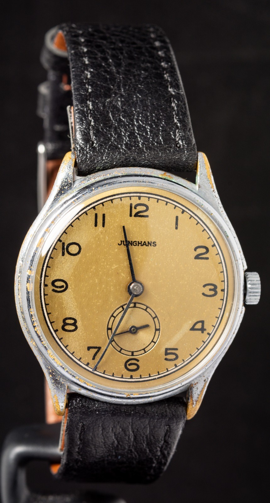 Junghans Germany Military Sub-Dial Men’s Hand-Wind Vintage Watch — Working