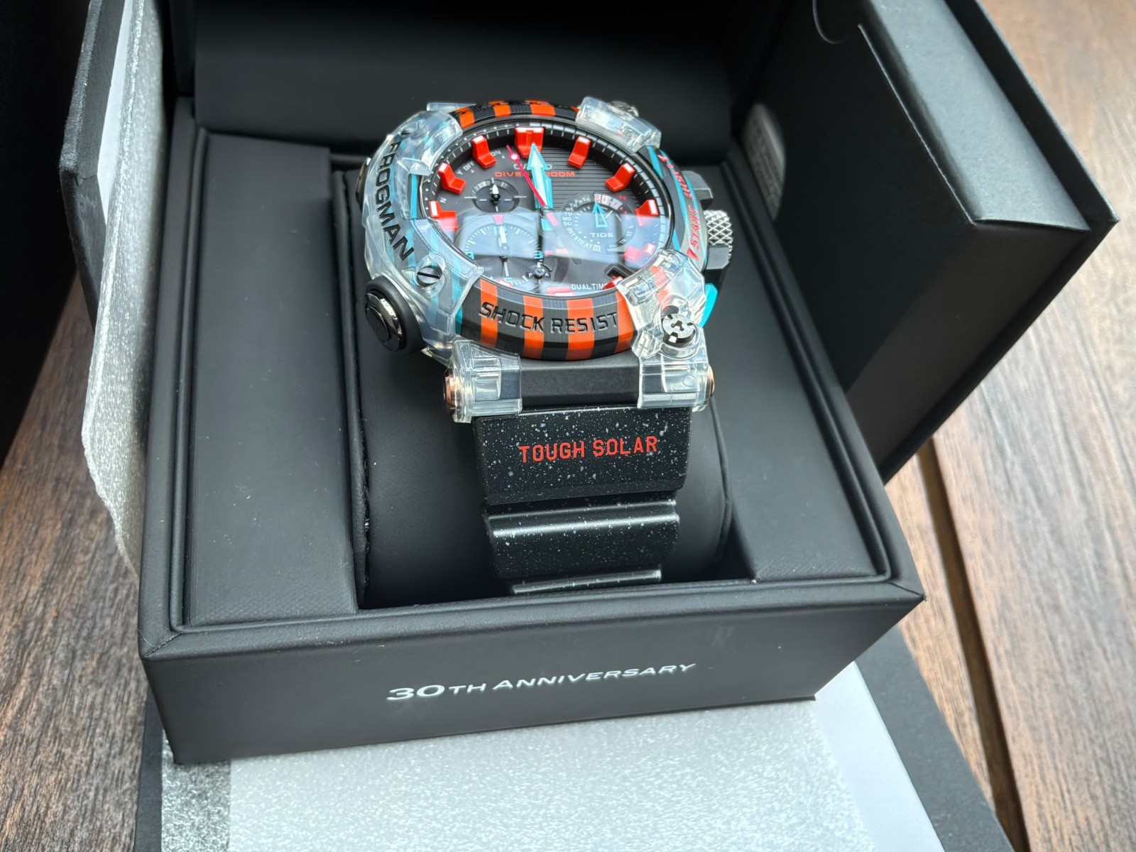 Casio G-Shock Frogman Black Blue Red Men’s Analog Watch (GWF-A1000APF-1AJR)