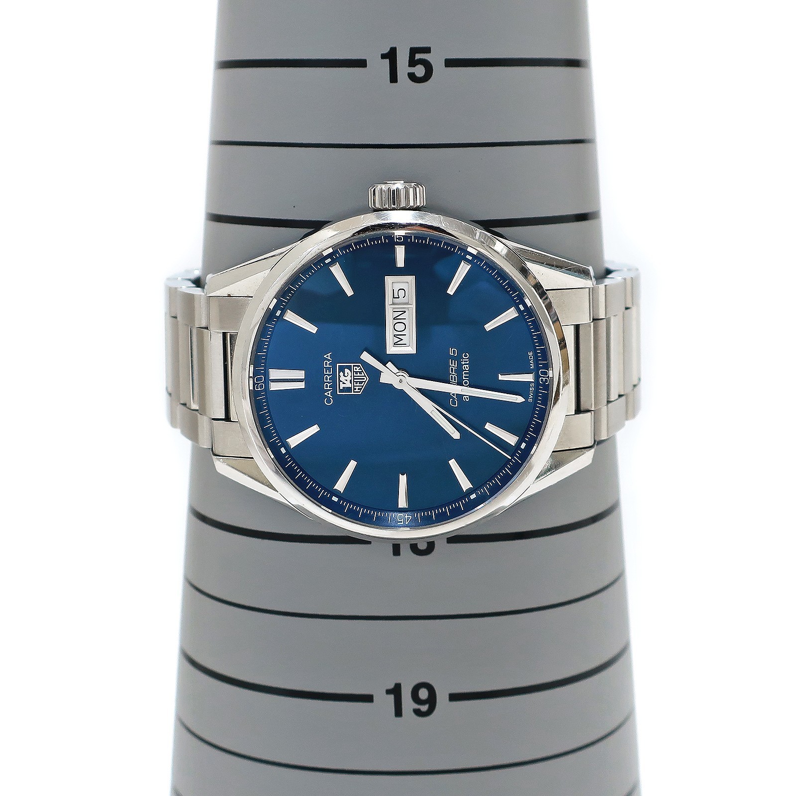 TAG Heuer CARRERA CALIBRE 5 WAR201E.BA0723 S.Steel Automatic Men’s Watch #1500B