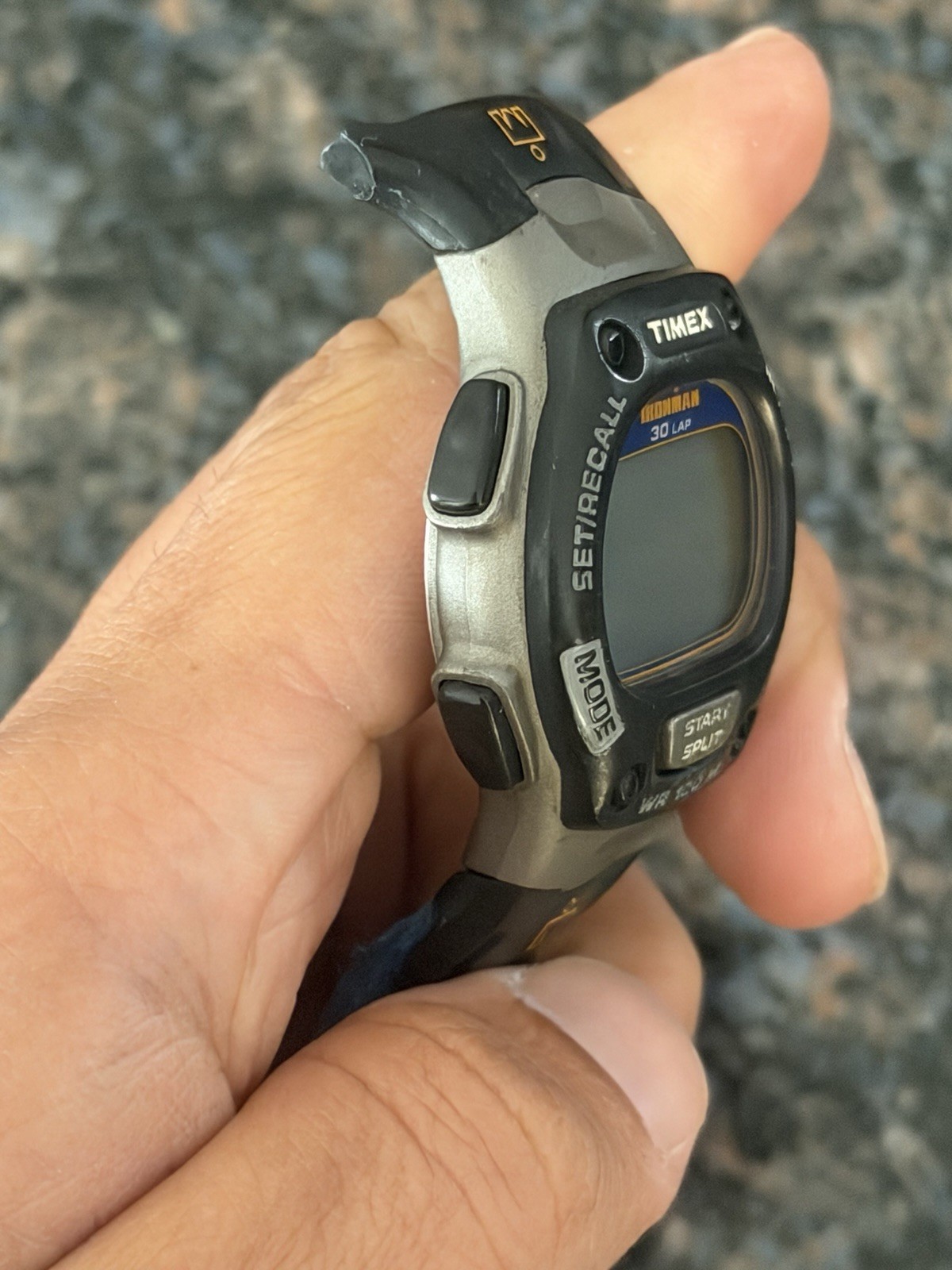 Timex Ironman Unisex Digital Water Resistant 100 Meters 30 Lap Needs Repair!