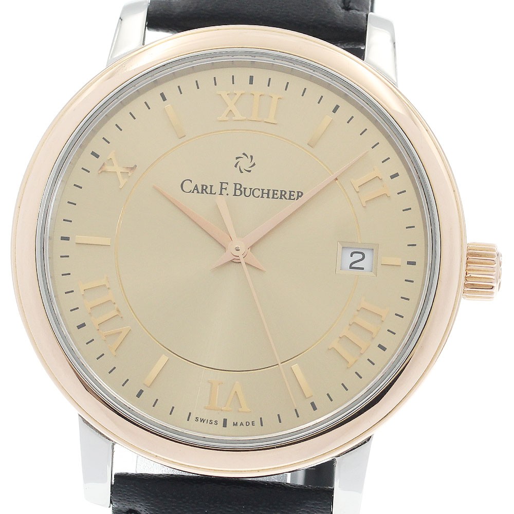 CARL F.BUCHERER Adamavi 10314.08 Date PG bezel Automatic Men’s Watch_942631