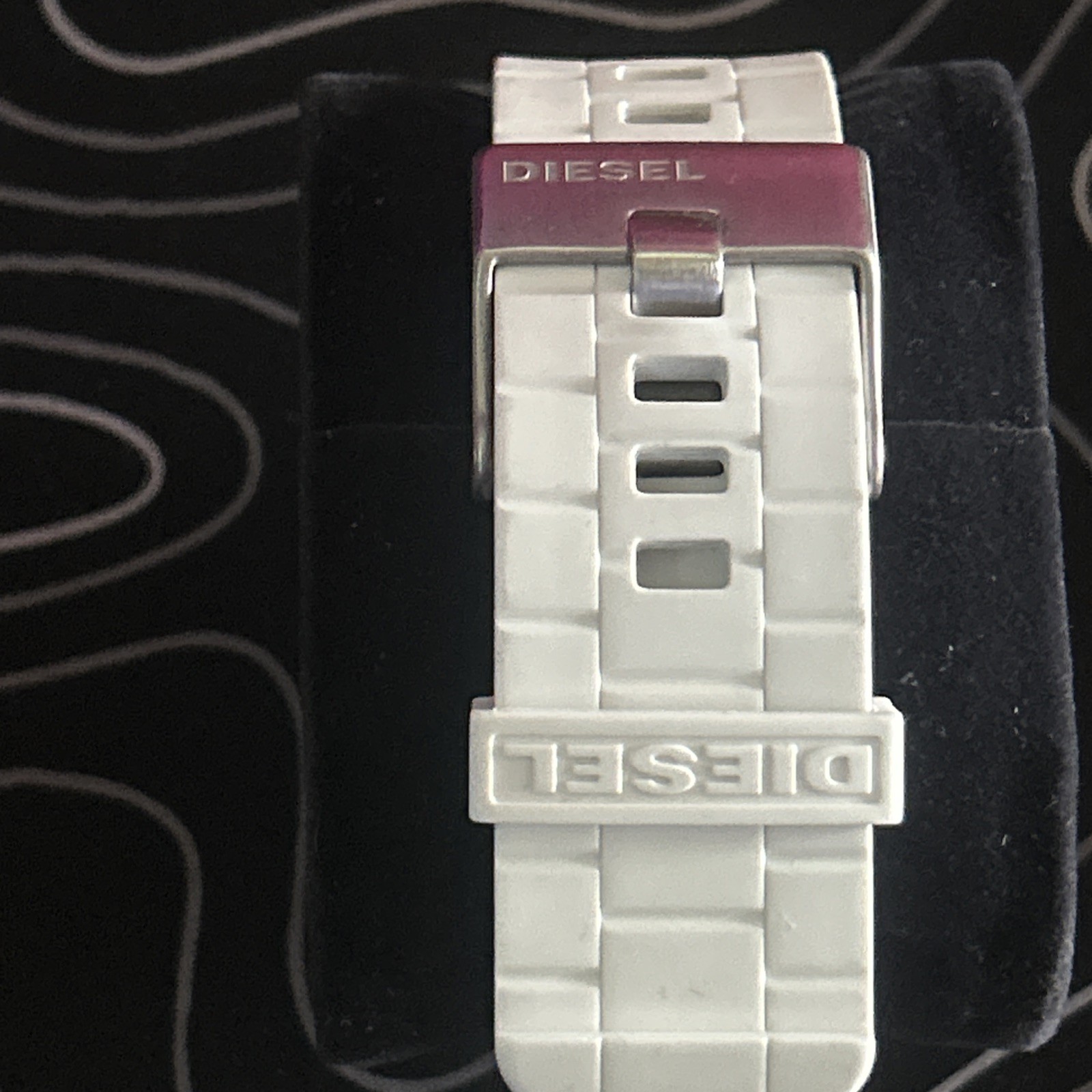 Diesel Double Down Men’s Silicone Ceramic Watch