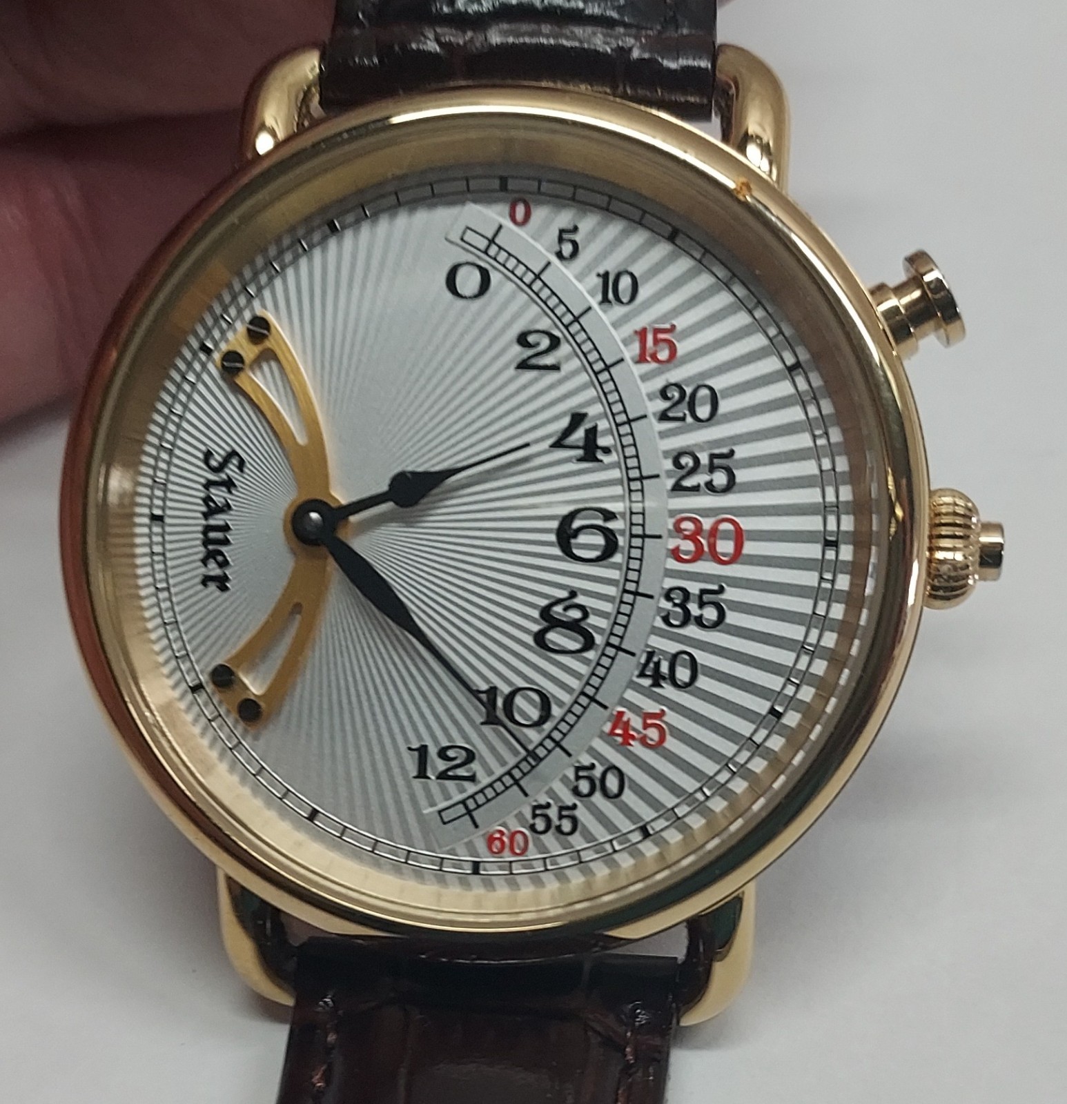 Stauer Retrograde – Man’s WRIST WATCH – QUARTZ – STAINLESS STEEN – WATER RESISTA