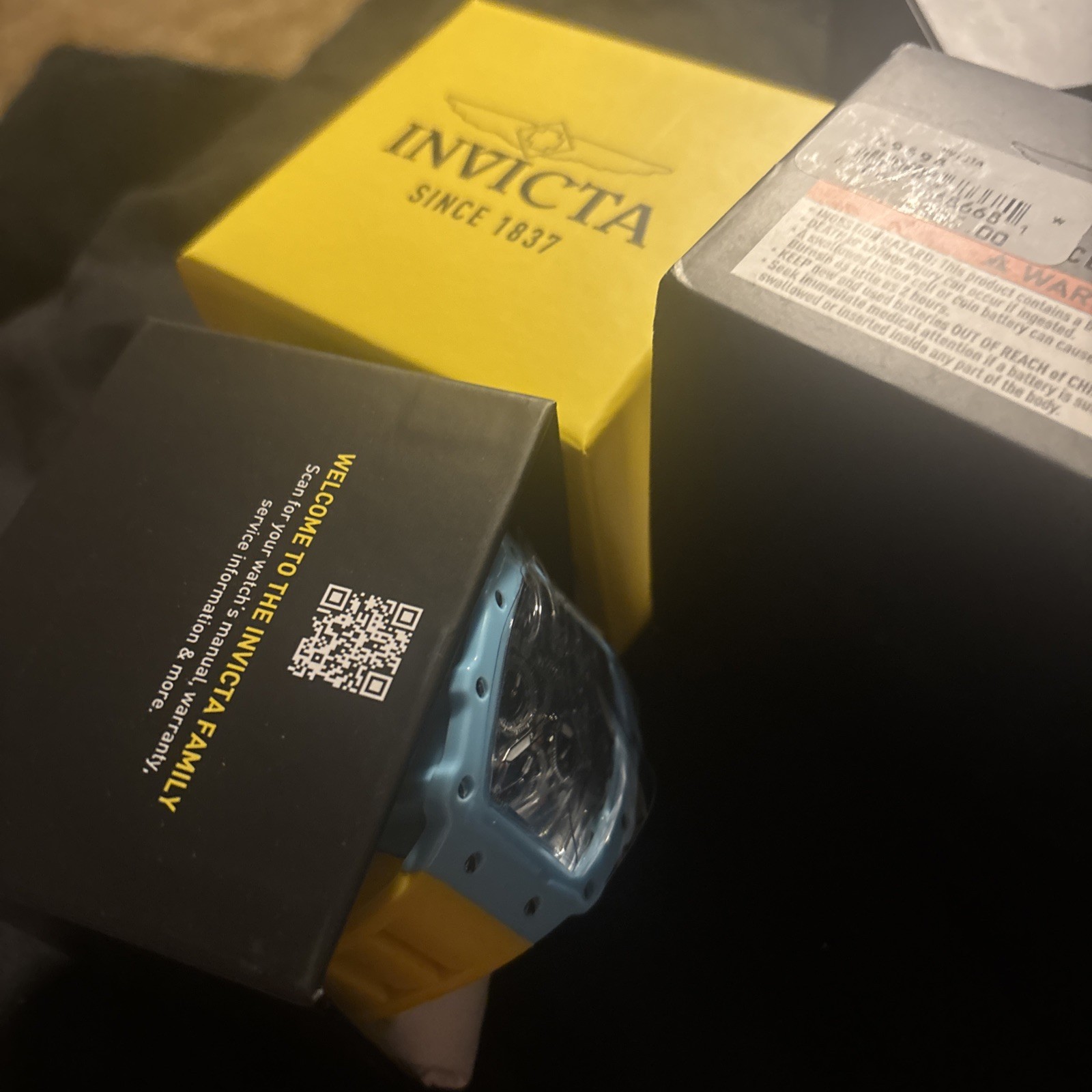 Invicta Racing Sunshine State – Nitro Gen Men’s Watch 43mm, Blue/Yellow (69694)