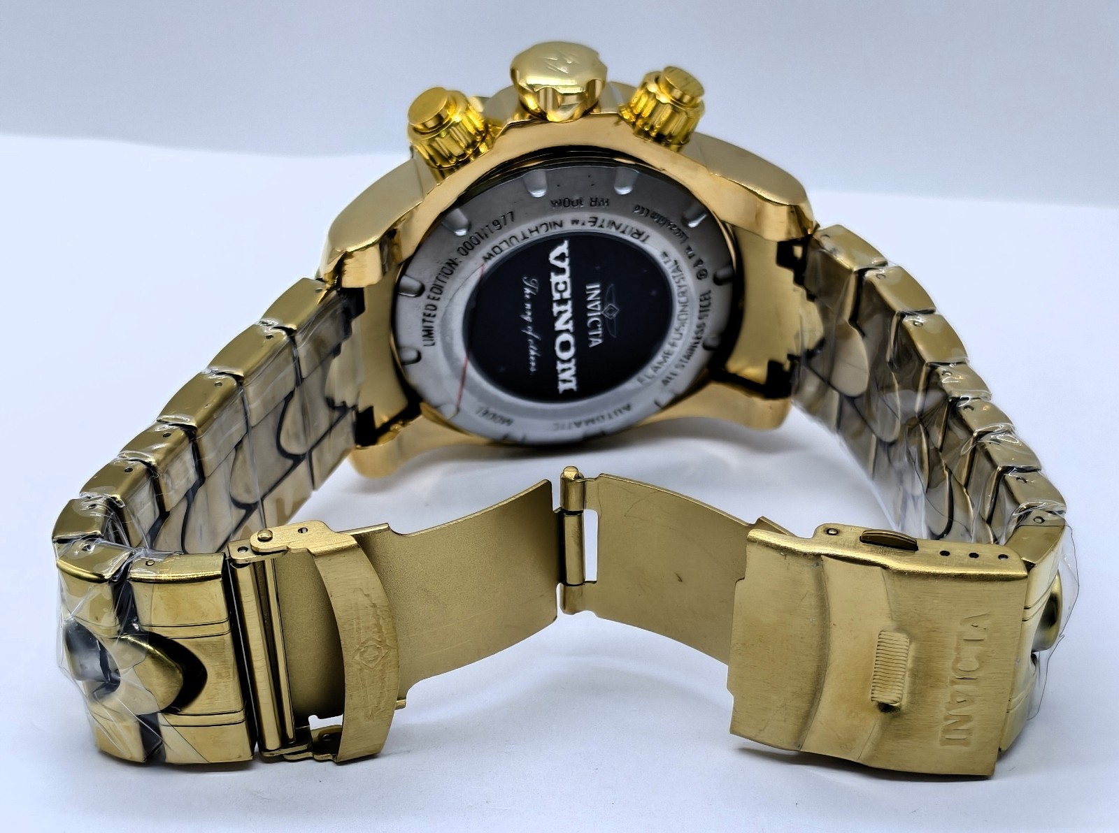 Fantastic Invicta Dragon Quartz Chronograph Black Dial Analog Men’s Wrist Watch