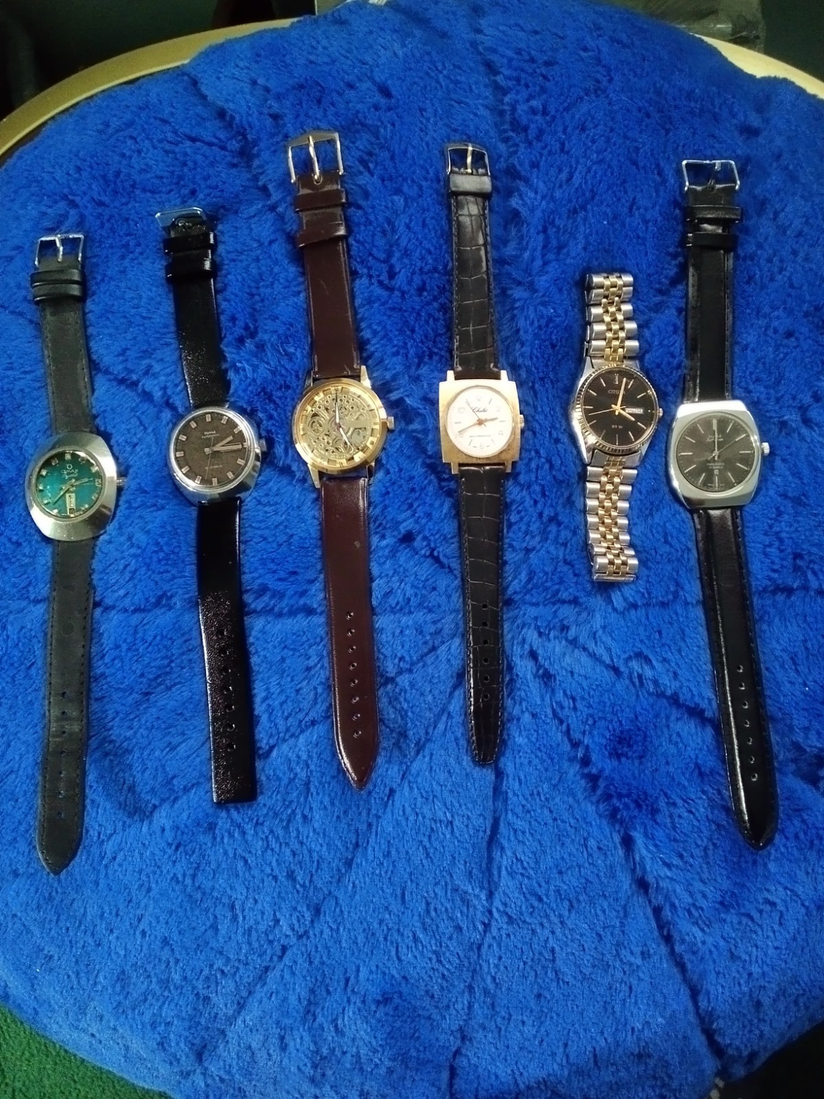 vintage wrist watch lot mechanical, automatic, not need battery