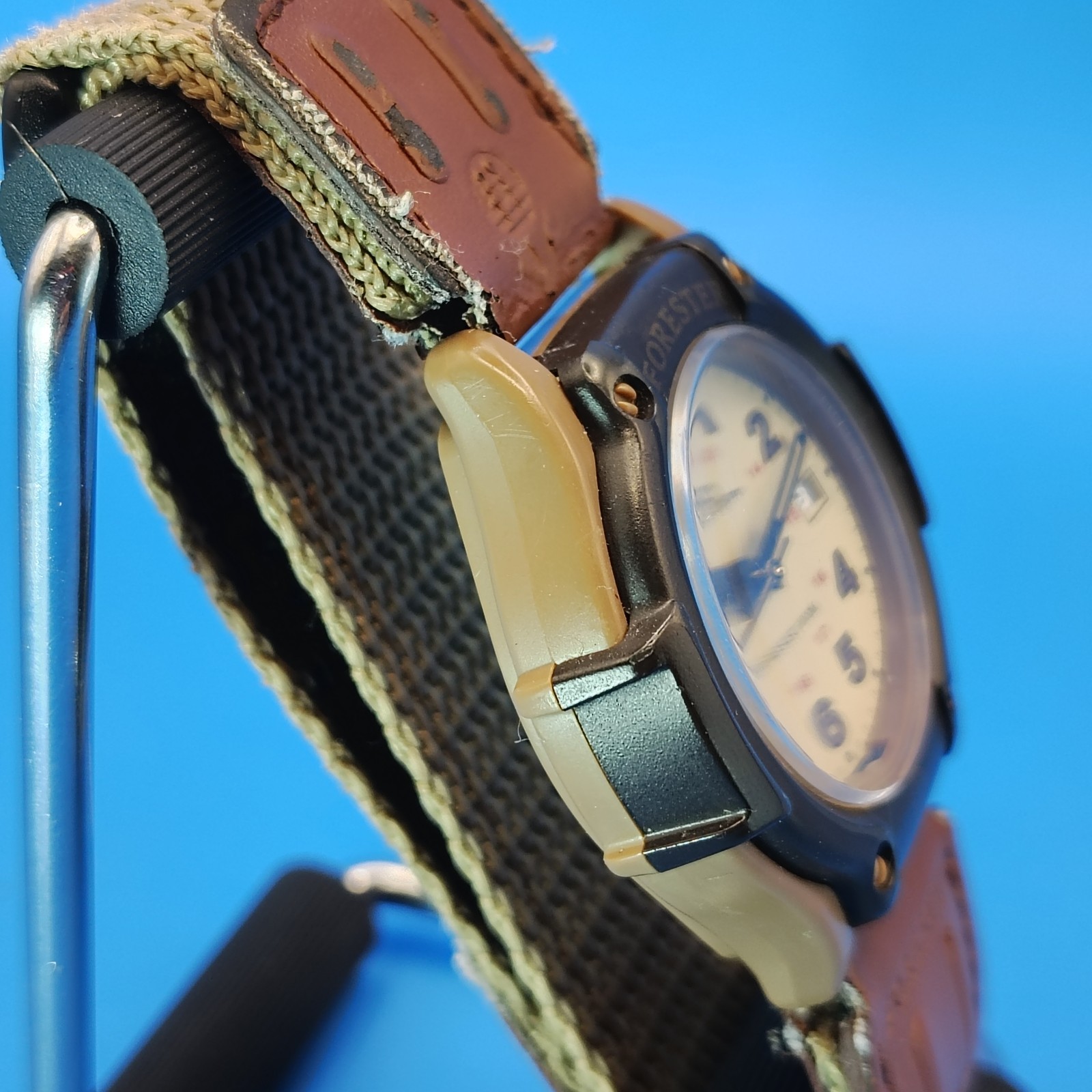 Vintage 2013 Casio Forester Indiglo Date 37mm Mens Quartz Field Watch Restored