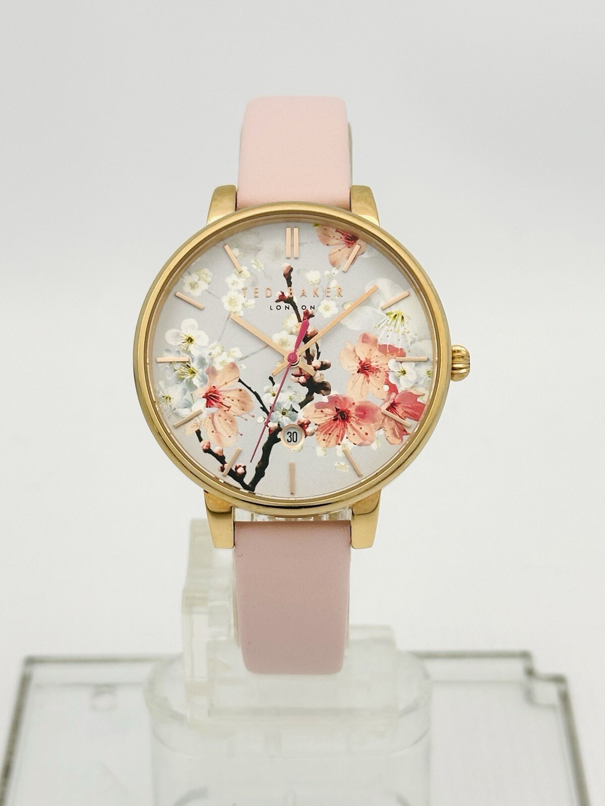 Ted Baker Kate Women’s TE10031545 Multicolour Floral Dial Pink Strap Watch