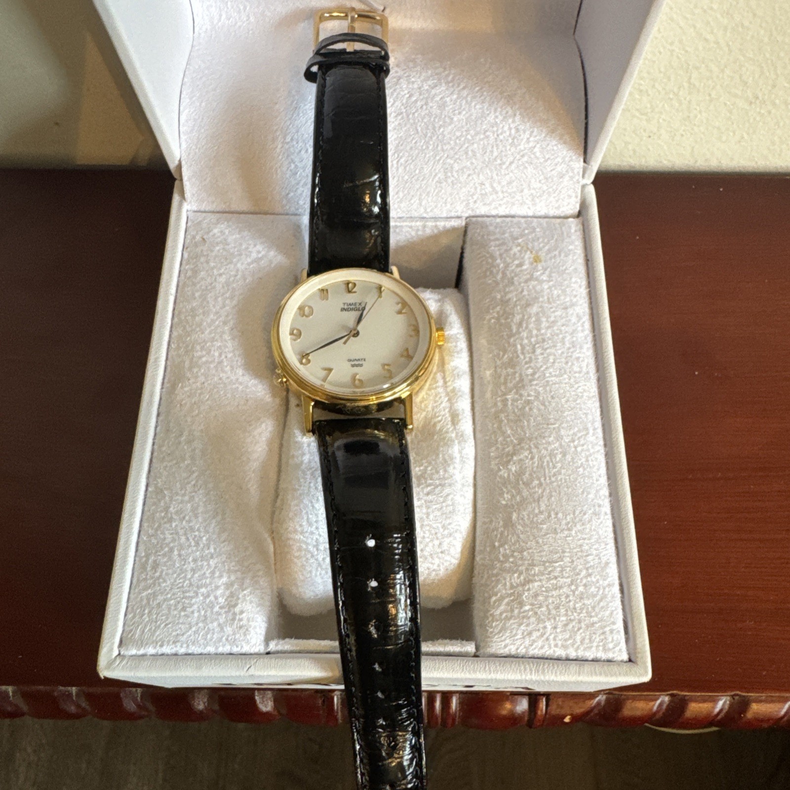Vintage Timex Indiglo Quartz Watch Old Stock New Made In Philippines Works