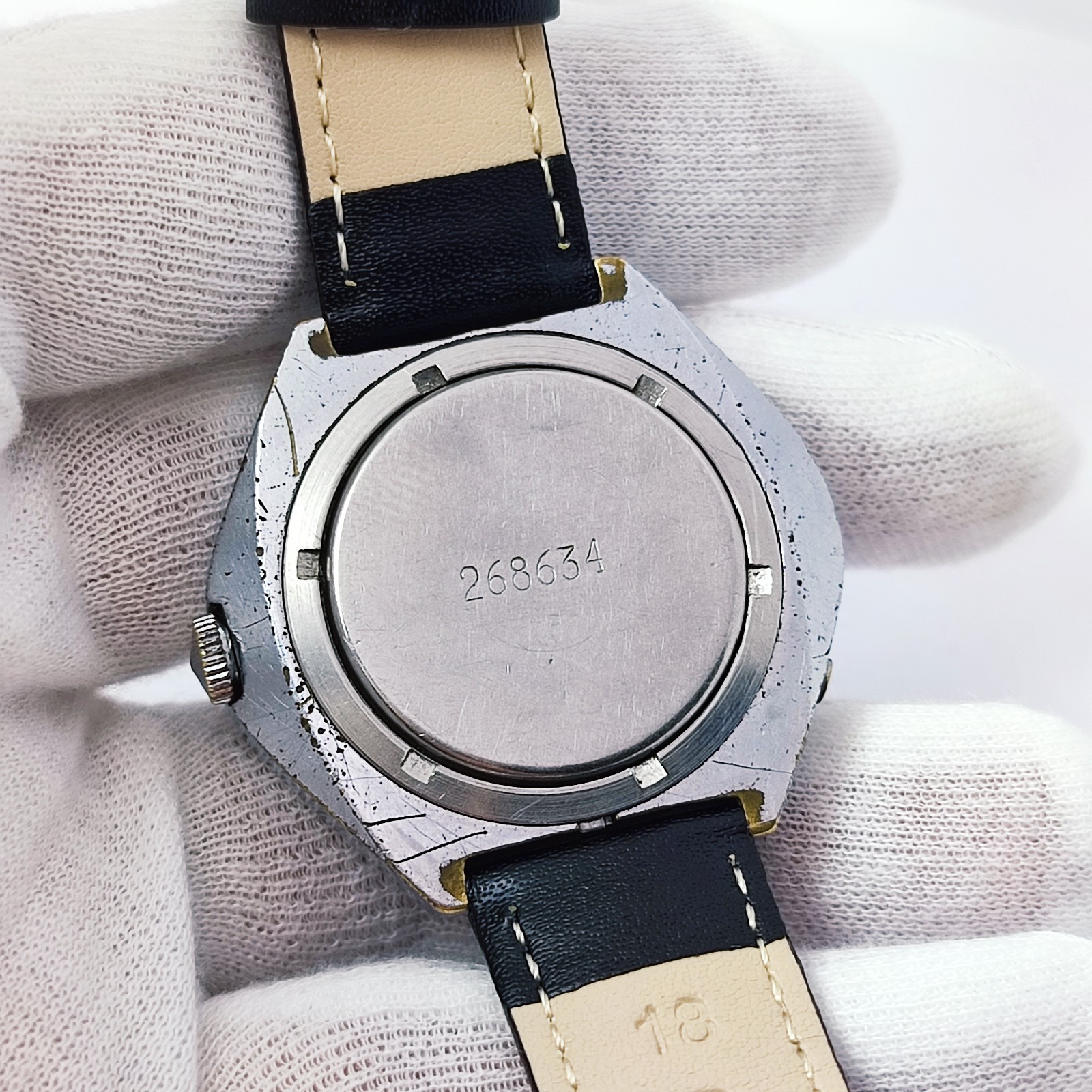 ⭐VINTAGE Soviet watch POLJOT stadium mechanical 2614.2H 17 jewels Made in USSR
