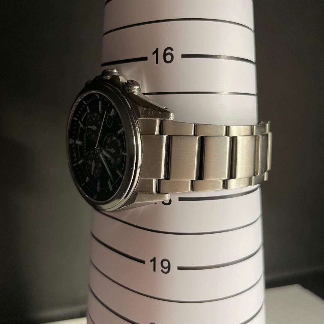 CITIZEN ATTESA E820-S096081 Black Dial Eco-Drive Men’s Watch Used Working #14