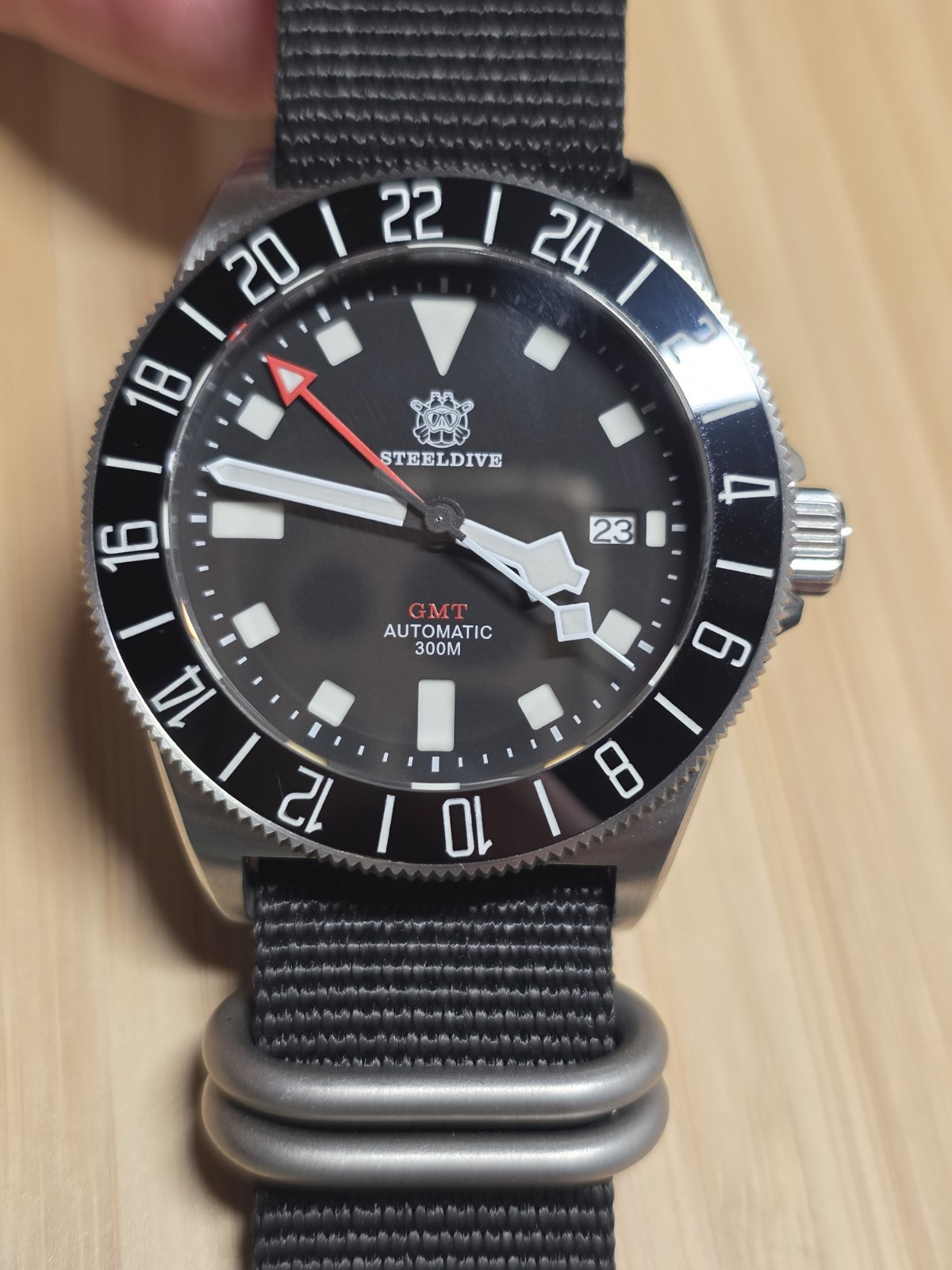 Steeldive Pelagos FXD GMT SD1925GMT NH34 Automatic 300M Dive Watch Sapphire
