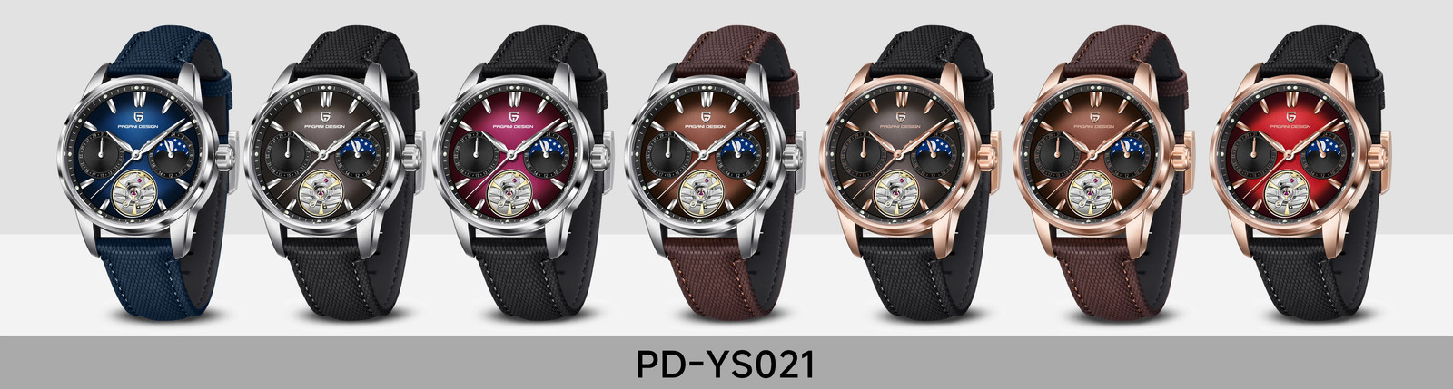 2026 Men Mechanical Watch 41mm Sapphire Crystal Stainless Steel Waterproof