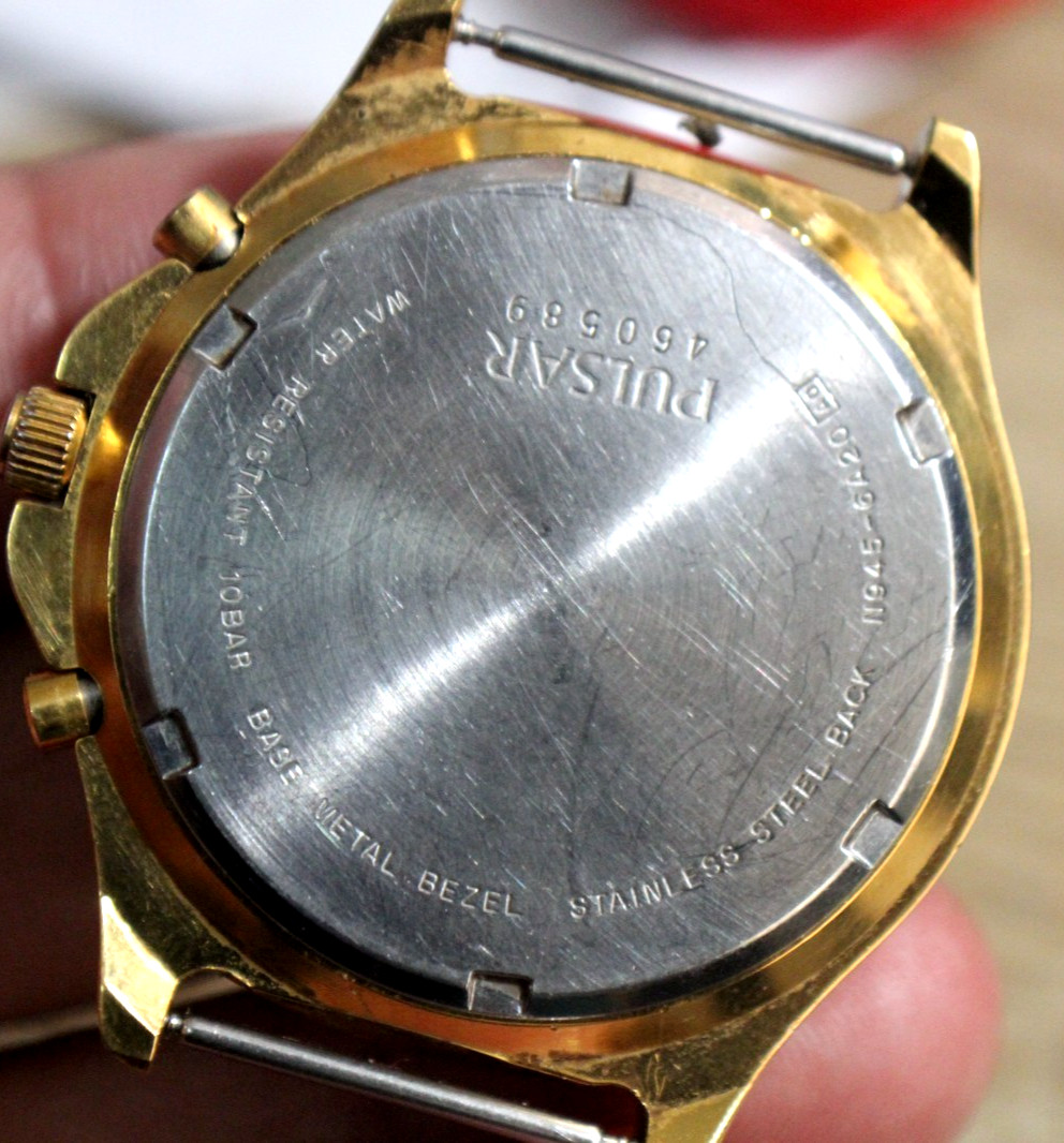Vintage PULSAR Multi Function Quartz Men’s Watch N945 – 6A20