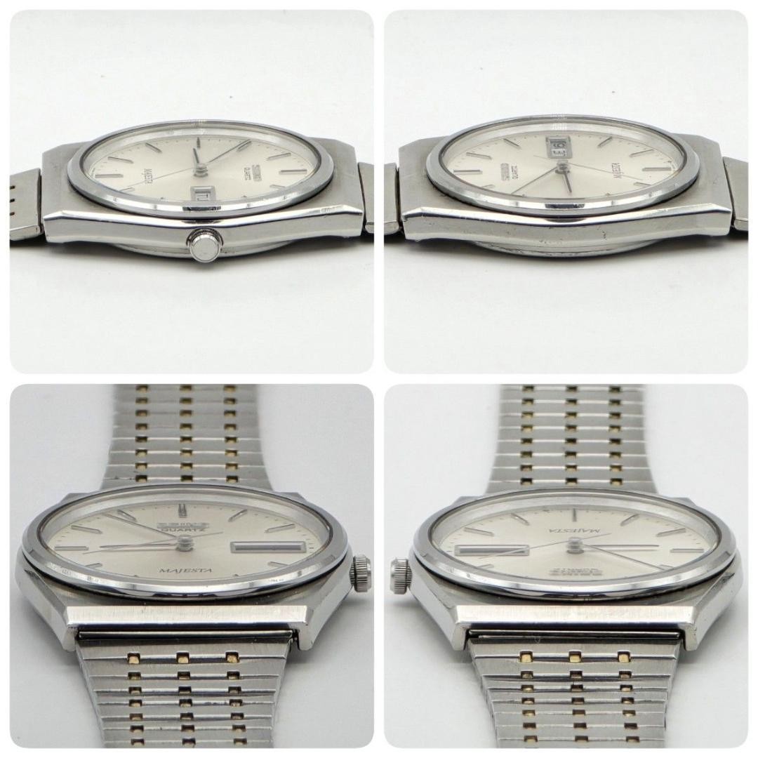 Seiko 9063-6000 Quartz Silver Dial 31.9 mm Men Preowned Analog Wristwatch Japan