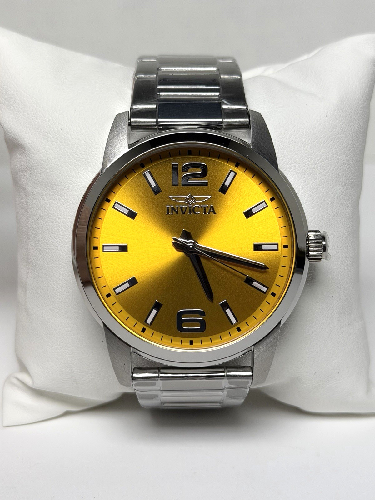 Invicta Celestial Kepler Men’s Yellow Dial Stainless Steel Watch | 43mm (48493)