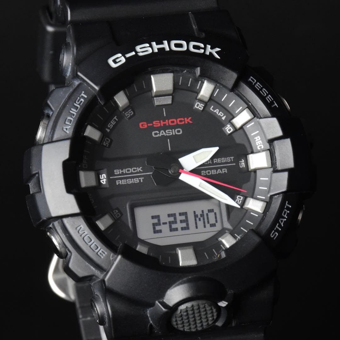 Excellent condition G-SHOCK watch GA-800-1AJF Black