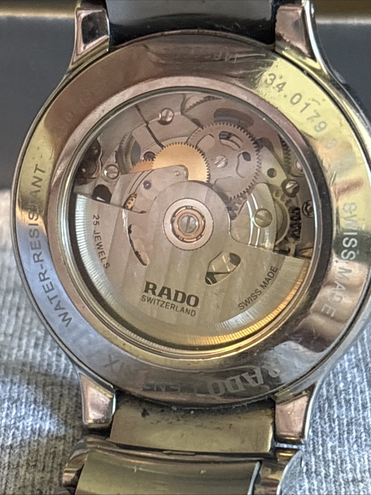 RADO Centrix R30178152 Black Automatic Stainless Men’s Watch 38mm Skeleton Dial