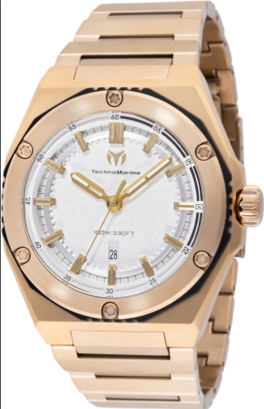 🔥 NEW TechnoMarine TM-416077 Men’s Coral Legacy GOLD 45mm Watch 🔥