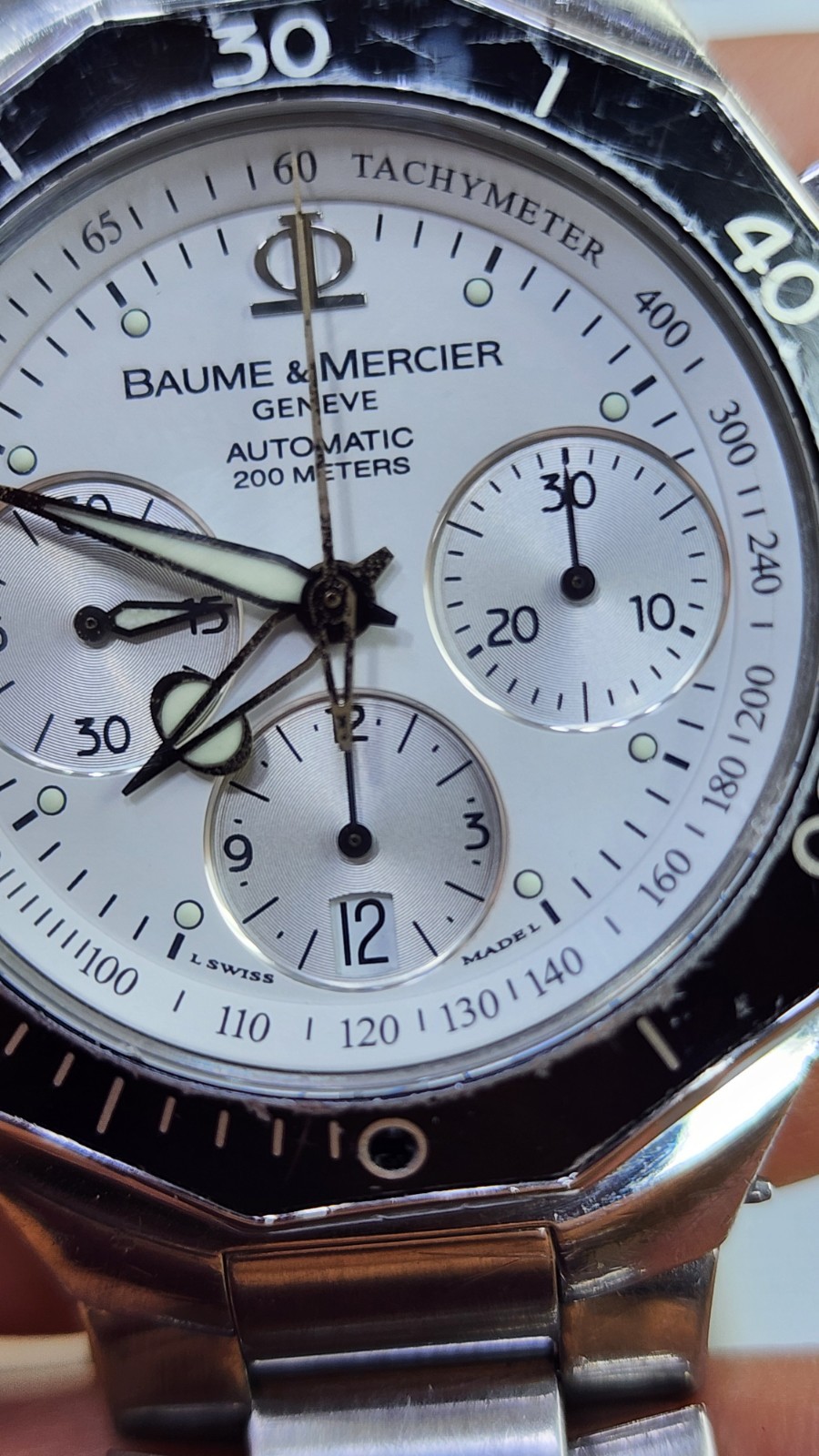 Baume Mercier Riviera Chronograph 43mm Auto Cal 7753 Mens Watch