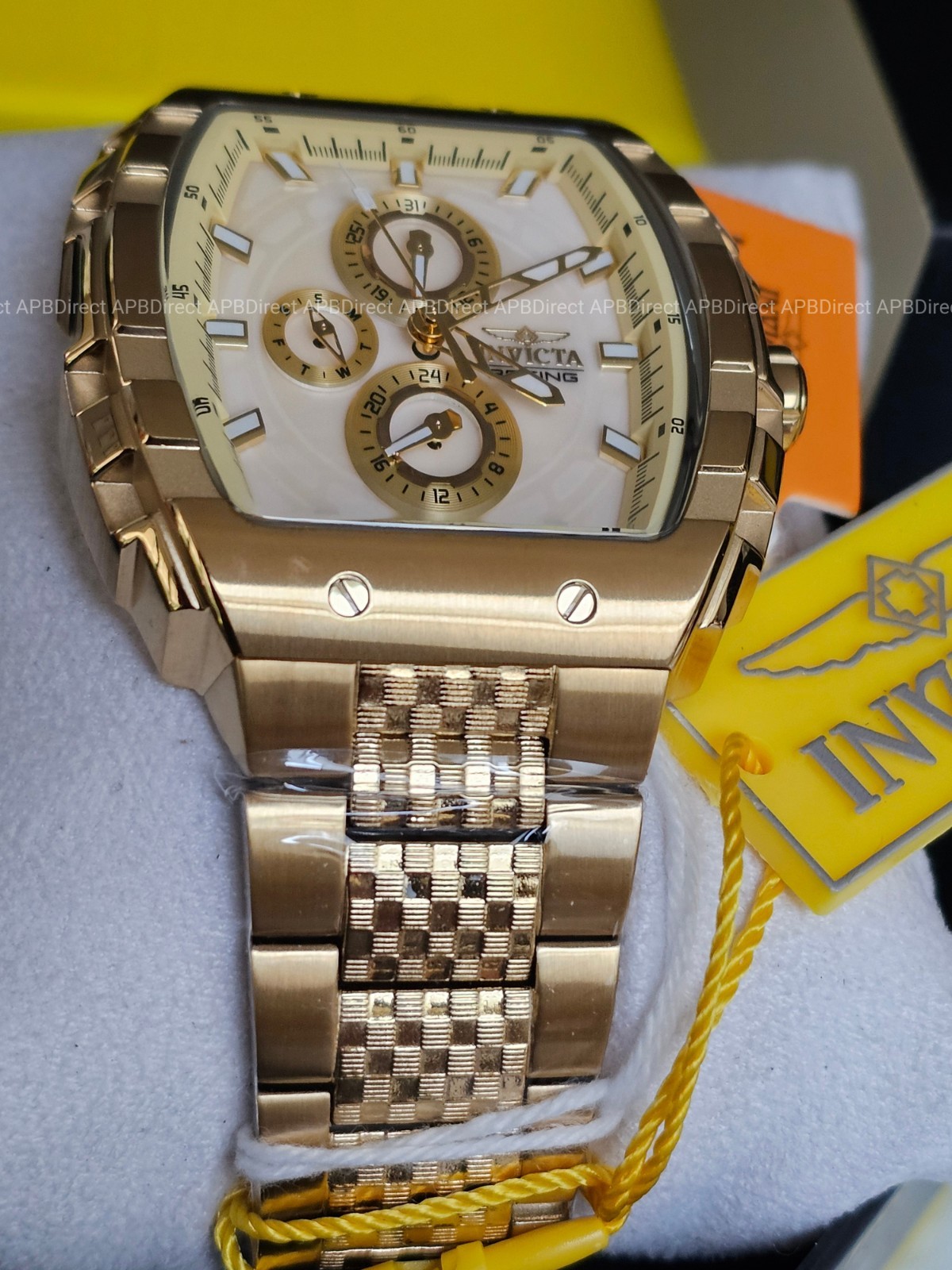 Invicta – S1 Rally – Gold Case & Bracelet Multifunction Quartz Mens Watch