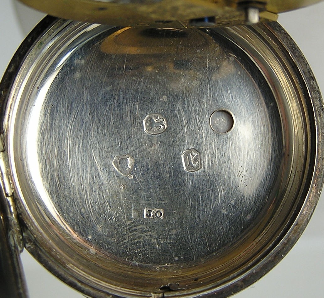 1920 Chain Drive Fusee Sterling Pocket Watch 46.5mm 82.5g Solid Balance Key Wind